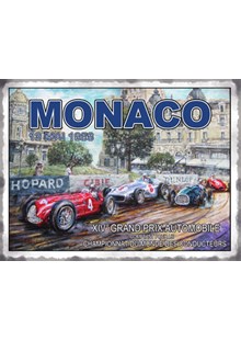Monaco 1956 Metal Sign