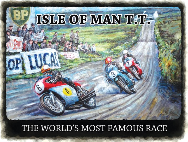 Isle of Man TT Metal Sign - click to enlarge