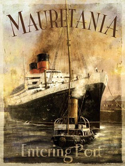 Mauretania Metal Sign - click to enlarge