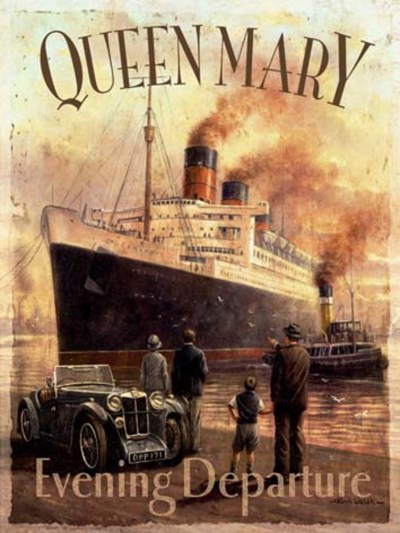 Queen Mary Metal Sign - click to enlarge