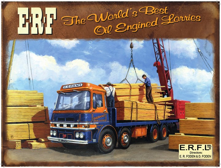 E.R.F Metal Sign - click to enlarge