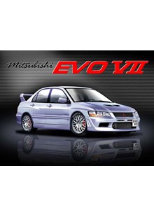Mitsubishi Evo VII Metal Sign