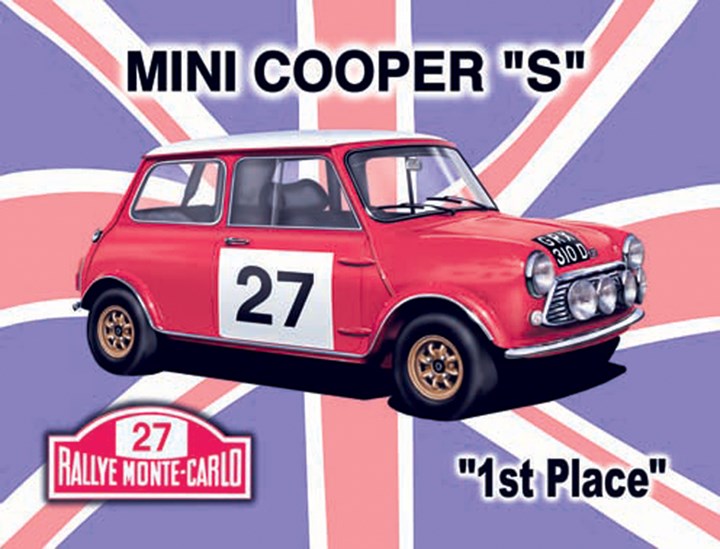 Mini Cooper S Metal Sign - click to enlarge