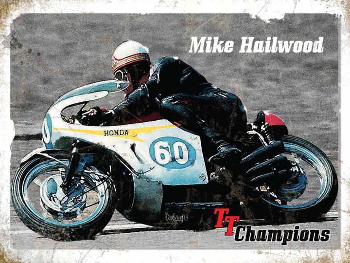 Mike Hailwood Metal Sign - click to enlarge
