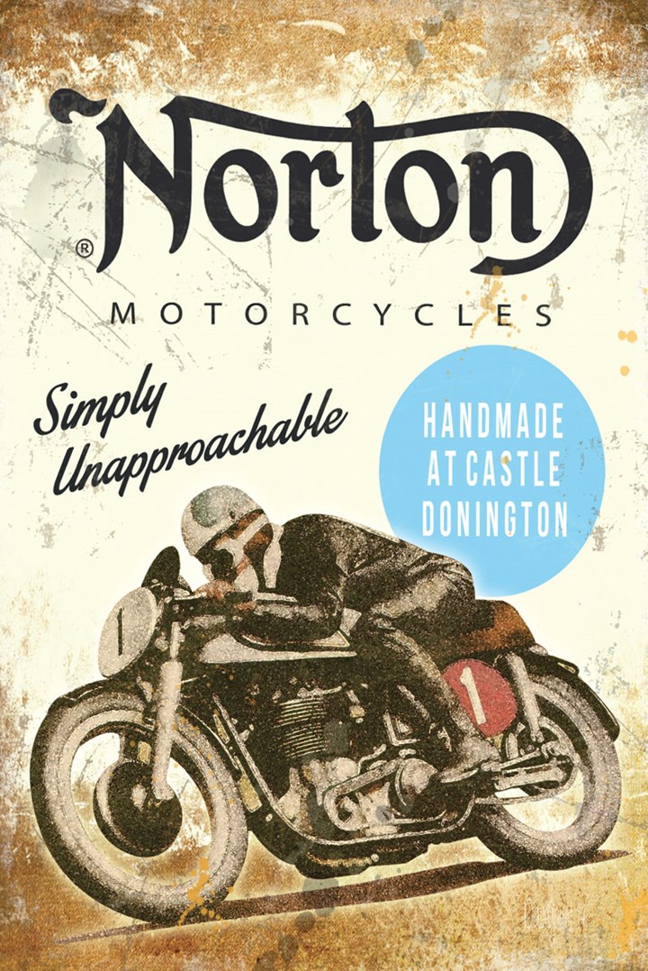 Norton - Simply Unapproachable Metal Sign - click to enlarge