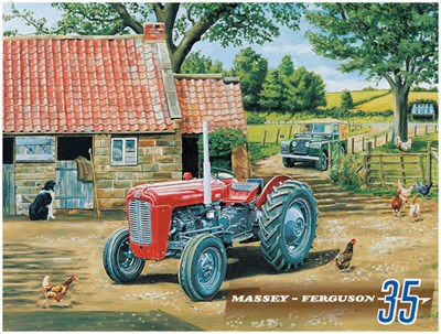 Massey Ferguson 35 Metal Sign - click to enlarge
