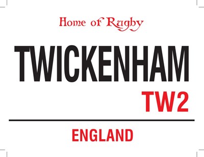 Twickenham Metal Sign - click to enlarge