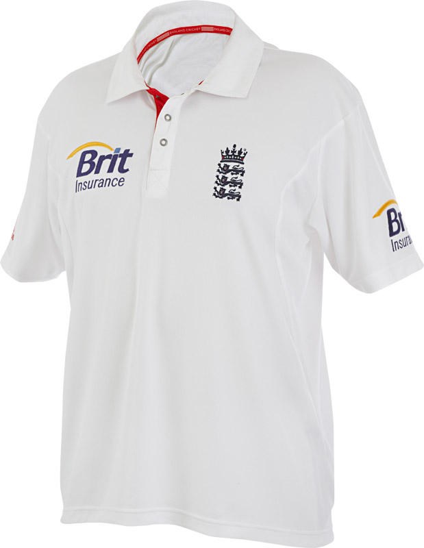 Official England Test Shirt 2010/12 Duke Video