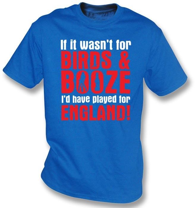 PunkCricket - If it wasn't for Birds or Booze T-Shirt - click to enlarge