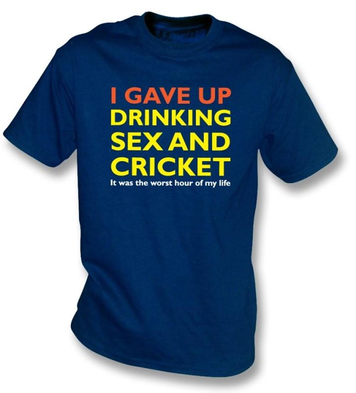 Punk Cricket I Gave Up T-Shirt - click to enlarge