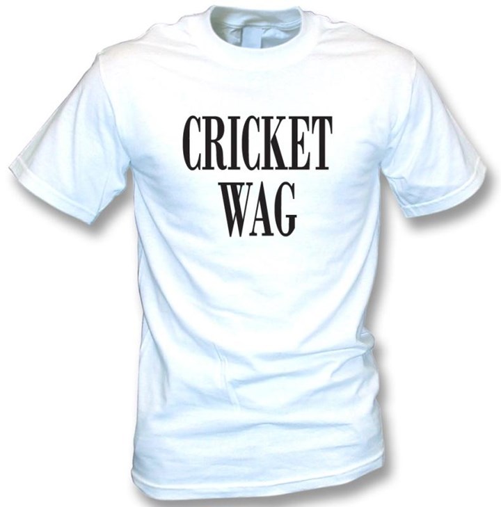 PunkCricket - Ladies WAG T-Shirt (White) - click to enlarge