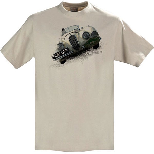 Gritty Marques Jaguar XK120 T-Shirt Sand - click to enlarge