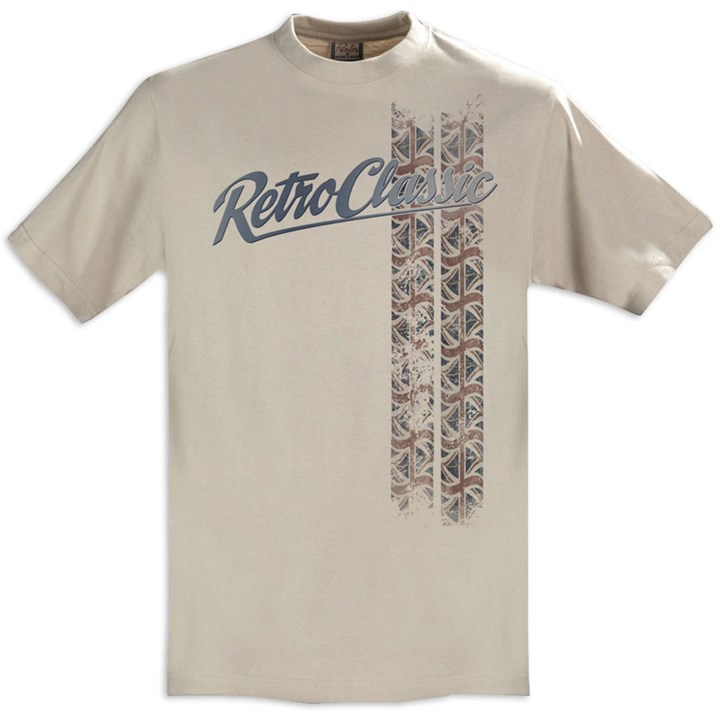 Retro Classic Union Jack T-Shirt Sand - click to enlarge