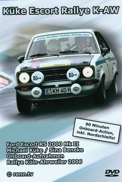 In Car Nurburgring Kuke Escort Rally DVD