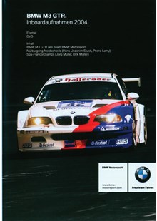 In Car Nurburgring  BMW M3 GTR DVD