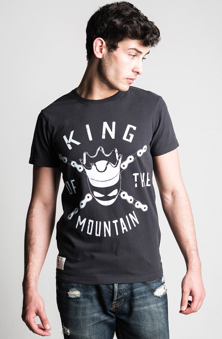 John McGuinness McMountain King (Mens) Black T-Shirt - click to enlarge