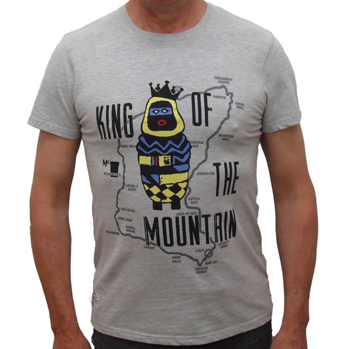 King of the Mountain (Mens) Grey T-Shirt - click to enlarge