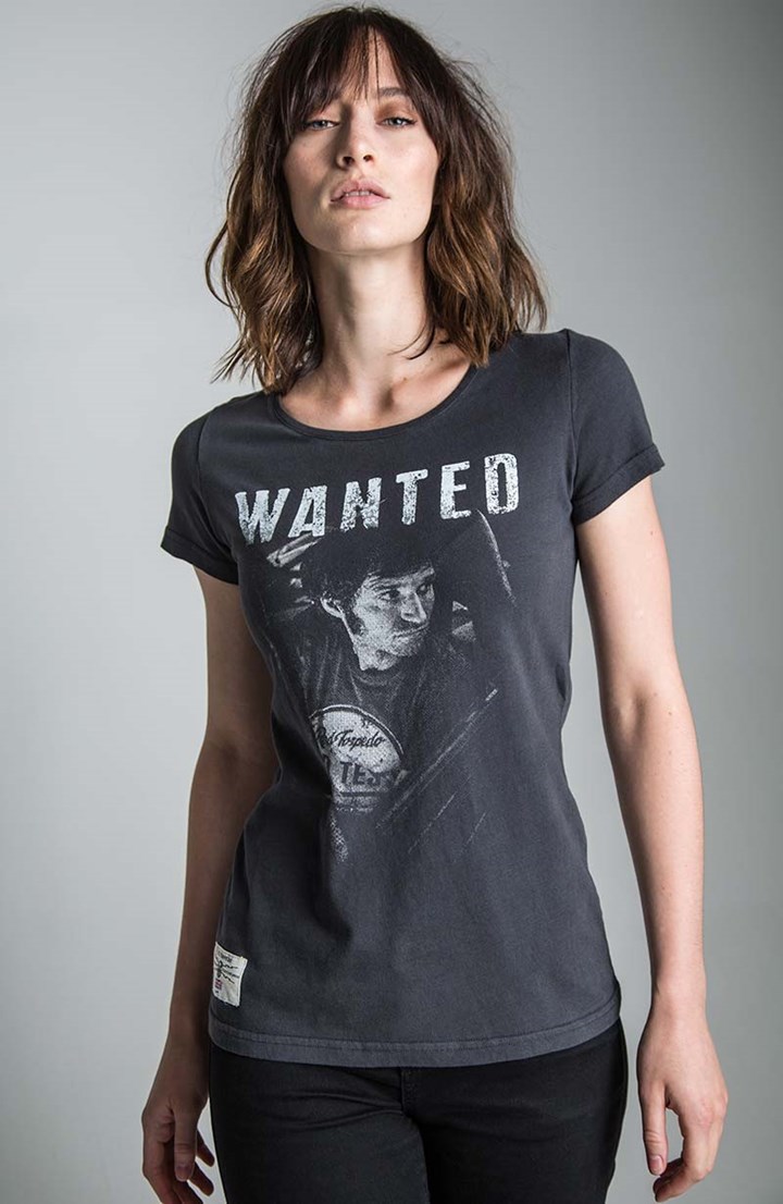 Wanted 2017 (Ladies) Black T-Shirt - click to enlarge