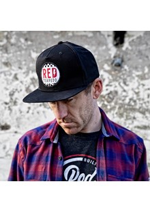 Red Torpedo Logo Cap Black