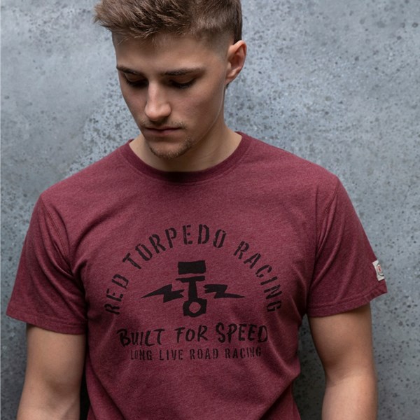 Red Torpedo Piston Bolt Burgundy T-Shirt : Duke Video