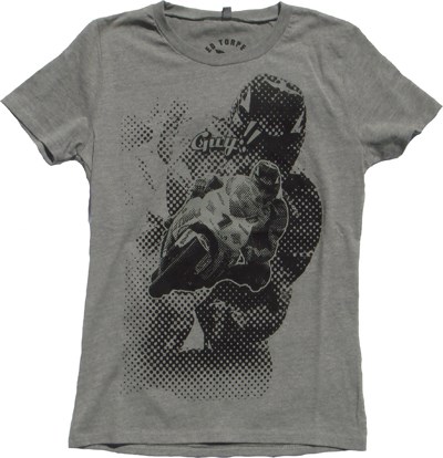 3 Bikes (Ladies) Light Grey Marl GM T Shirt  - click to enlarge