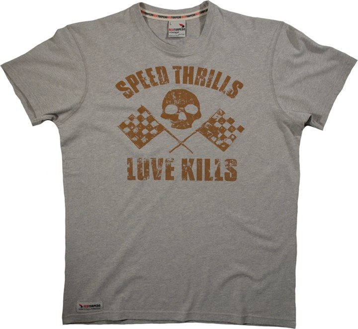 Primo Go Man Go T-Shirt Grey - click to enlarge