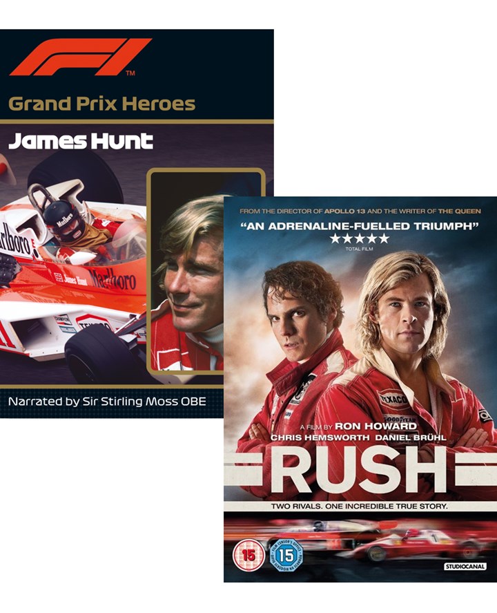 Rush DVD PLUS Grand Prix Heroes James Hunt