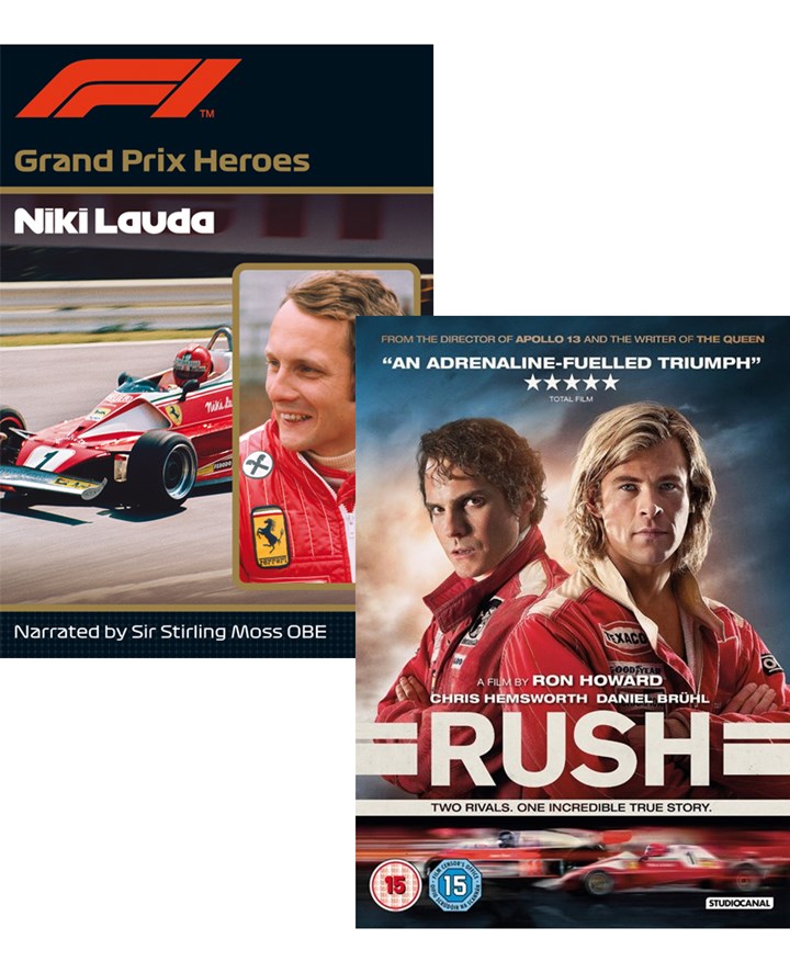 Rush Blu-ray and Grand Prix Hero Lauda Two Disc Set