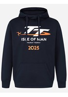 Isle of Man TT Races Signature Logo Hoodie, Navy