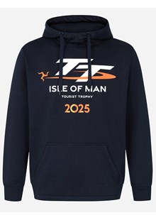 Isle of Man TT Races Signature Logo Hoodie, Navy