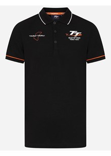 Isle of Man TT Races Polo Shirt, Black