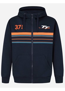 Isle of Man TT Races Full Zip Hoodie, Navy