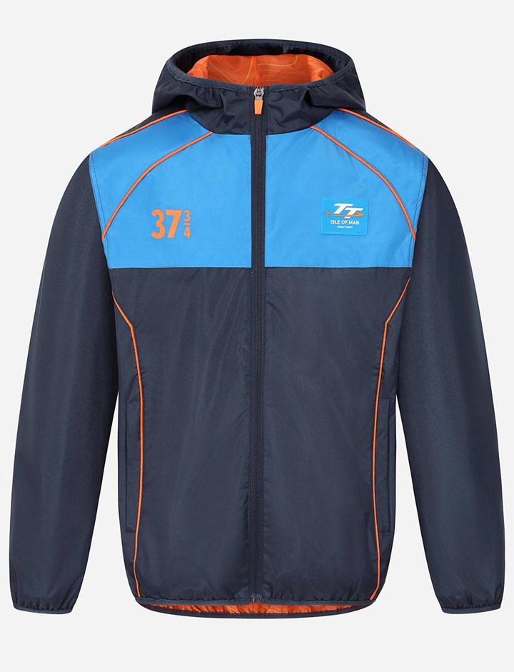 Isle of Man TT Kids Jacket, Navy - click to enlarge