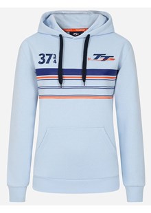 Isle of Man TT Races Ladies Hoodie, Light Blue