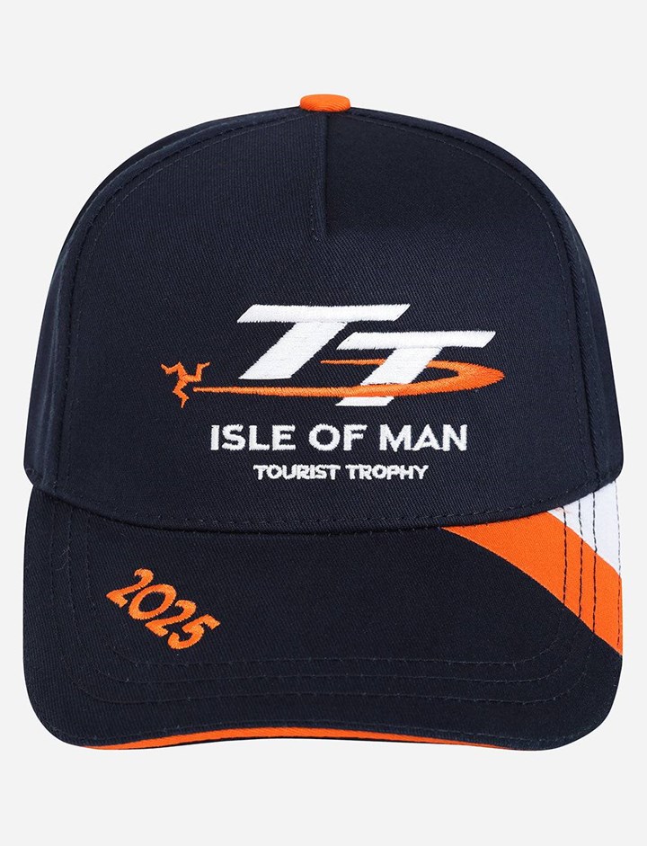 Isle of Man TT Races 2025 Baseball Cap, Navy