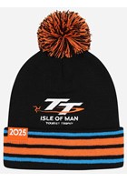 Isle of Man TT Races Bobble Hat, Black