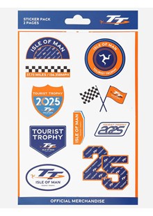 Isle of Man TT Races 2025 Sticker Pack