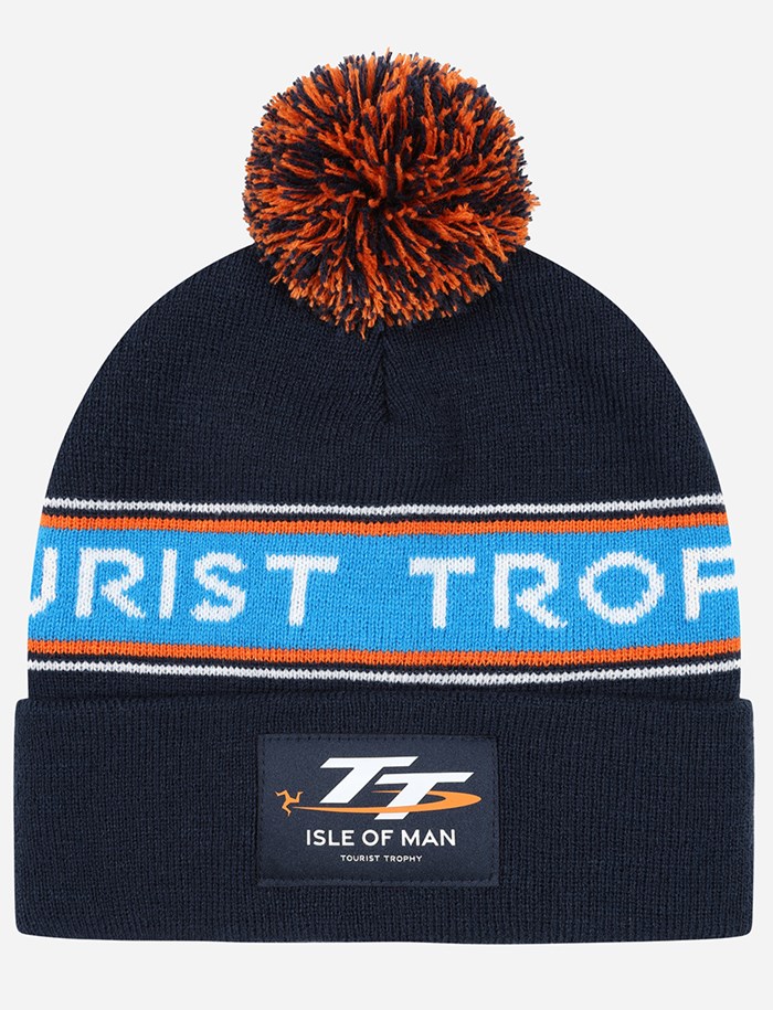 Isle of Man TT Races 2026 Bobble Hat Navy