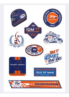 Isle of Man TT Races 2026 Sticker Pack