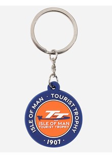 Isle of Man TT Races Rubber Keyring