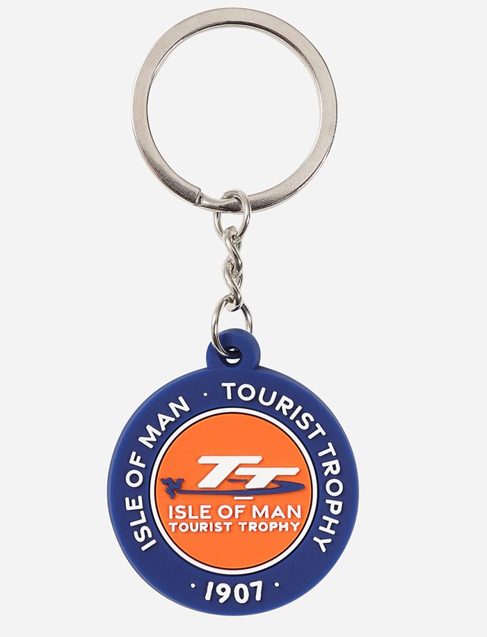 Isle of Man TT Races Rubber Keyring