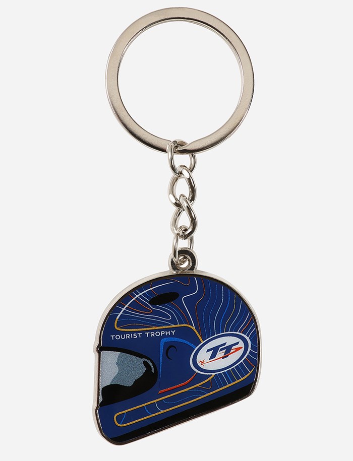 Isle of Man TT Races Helmet Keyring
