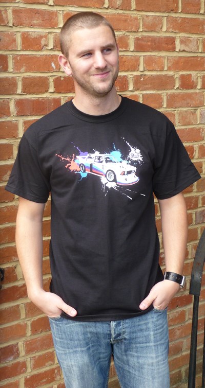 320i Adult T Shirt Black - click to enlarge
