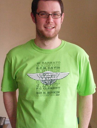 Bentley Boys Adult T Shirt Lime Green - click to enlarge