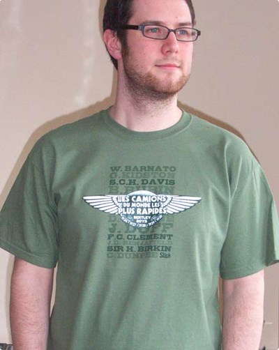 Bentley Boys Adult T Shirt Pine Green - click to enlarge