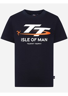 TT Races Signature Logo T-Shirt Kids, Navy