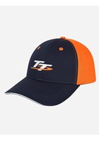 TT Races Signature Baseball Cap, Navy Orange