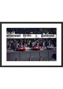 1963 Nurburgring 1000 Kms -Porsche and Ferrari Limited Edition Signed Print