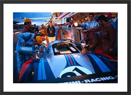 1971 Le Mans 24 Hours, 917 refueled at dusk Limited Edition Framed Print