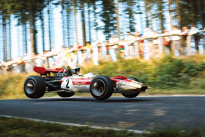 Jochen Rindt 1969 German GP Nurburgring Lotus 49B Ford Print